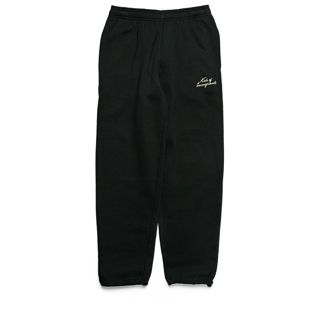 Kids of Immigrants Black Sweatpants - Comfortable Joggers for Casual Wear & Street Style