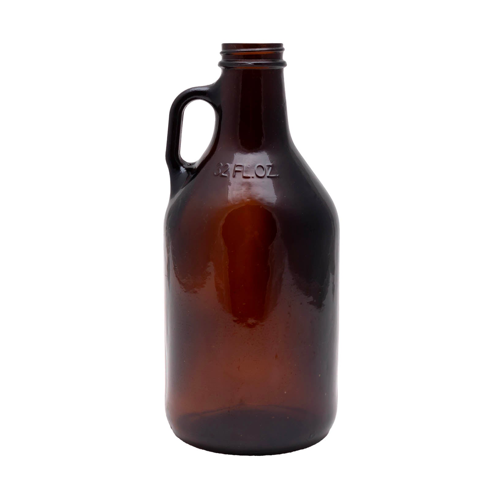 32 oz Amber Glass Growler - Premium Beer Growler with Airtight Swing Top Lid for Home Brewing, Craft Beer Storage & Outdoor Picnics