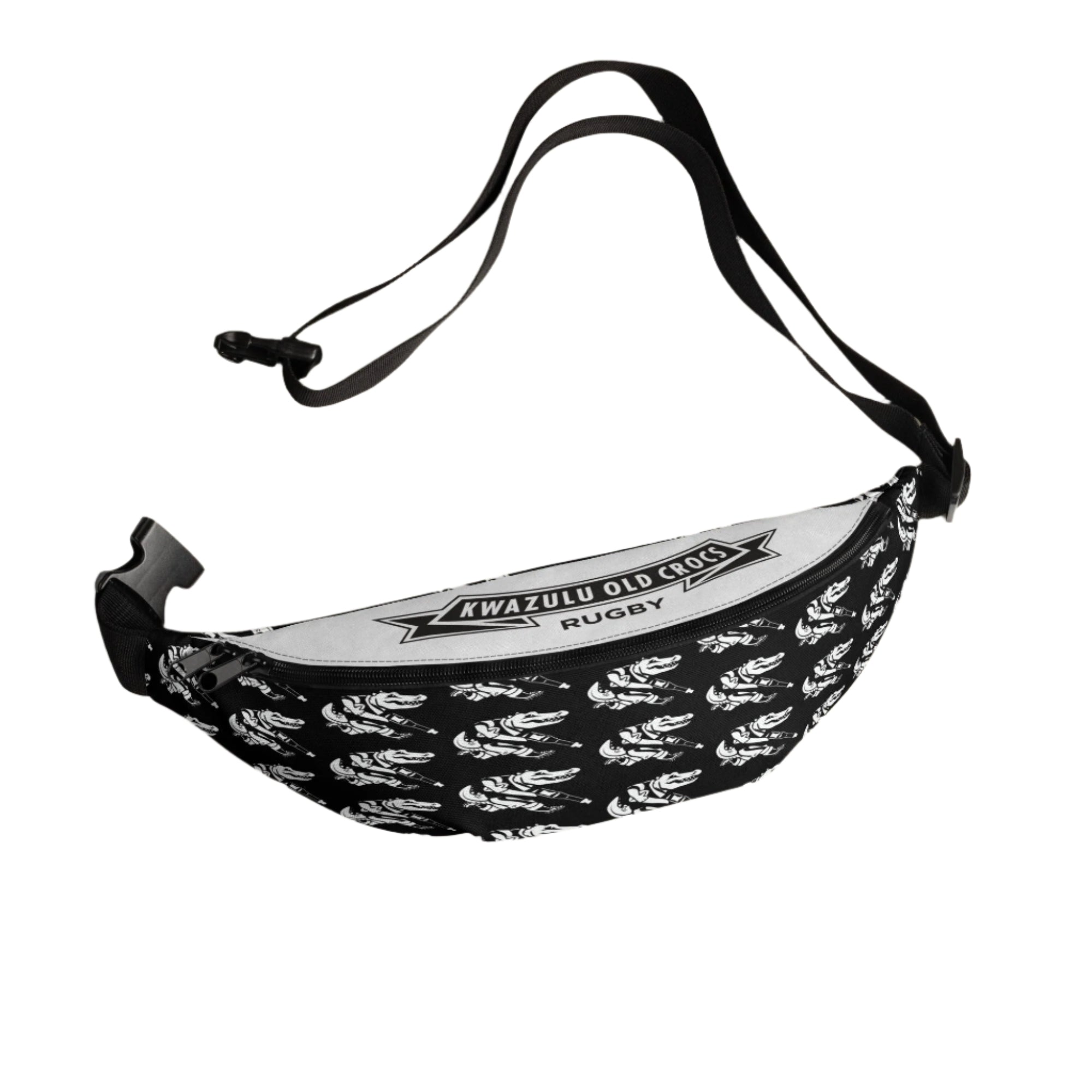 **KwaZulu Old Crocs Fanny Pack - Waterproof Waist Bag for Hiking, Travel & Outdoor Adventures**
