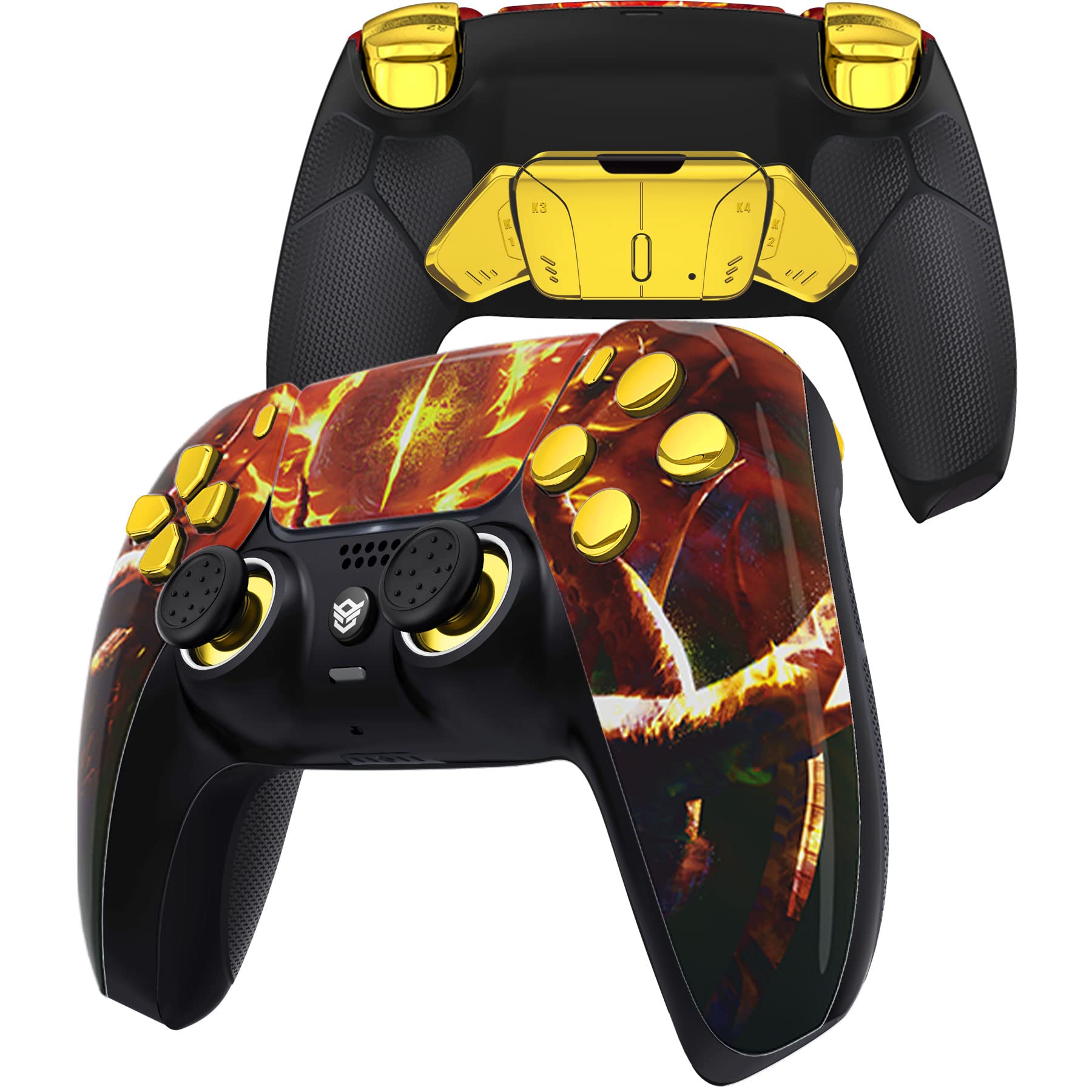 HexGaming RIVAL PRO 4 PS5 Controller - Remappable Buttons, Interchangeable Thumbsticks, Fast Shot Trigger for FPS Gaming | Perfect for Competitive Play, First-Person Shooters & Esports Tournaments