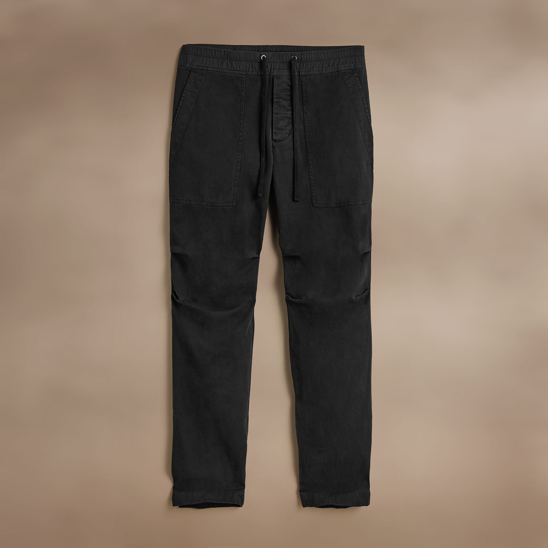 Men's Army Green Cotton Slub Utility Pants - Black Pigment Washed for Tactical & Outdoor Use | Durable Workwear & Hiking Pants