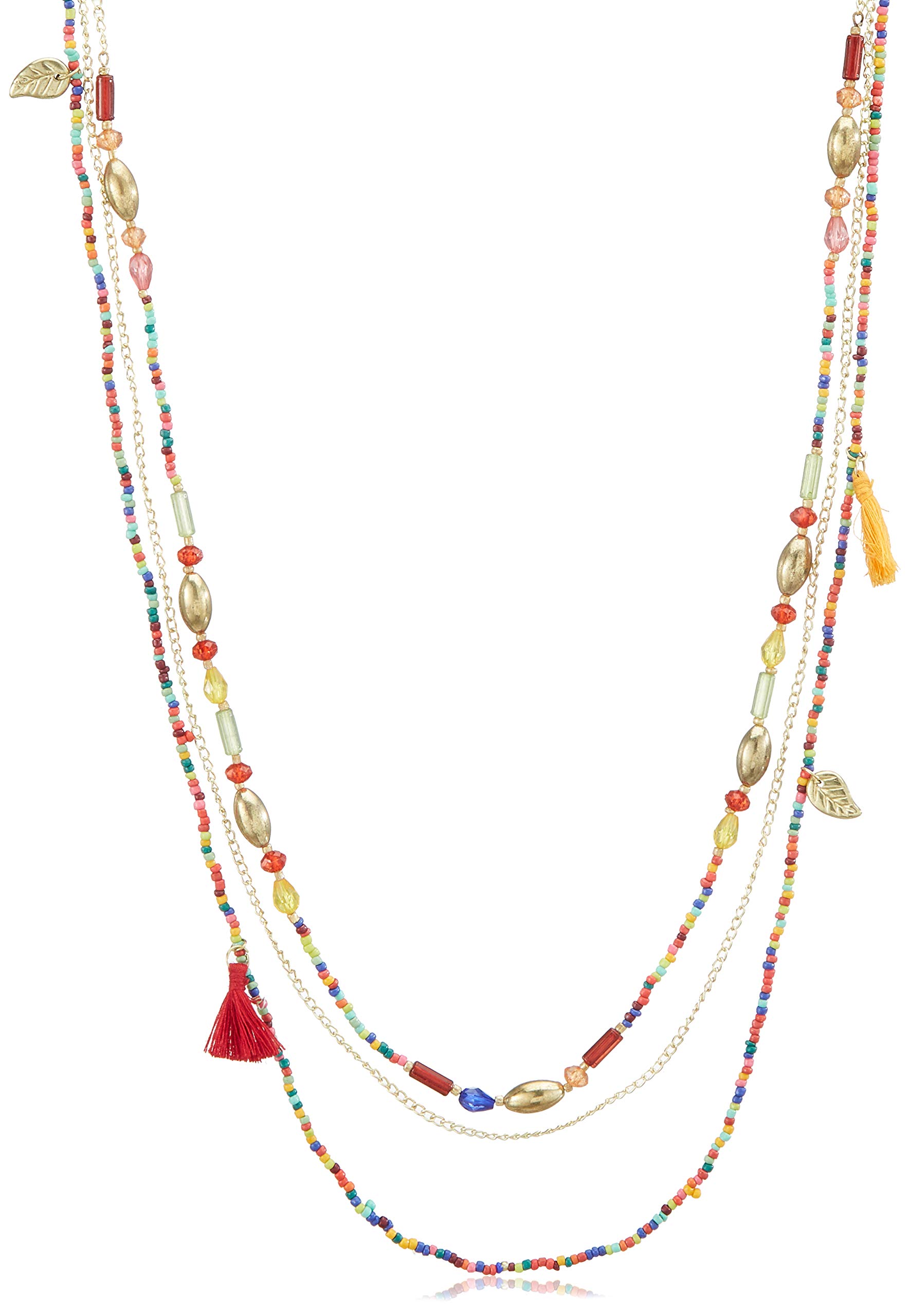ISHVAKU Delicate Beaded Necklaces for Women & Girls - Elegant Layering Jewelry for Everyday Wear, Parties & Special Occasions