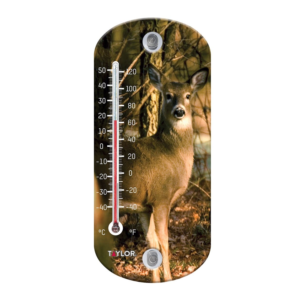 8 Deer Suction Cup Thermometer - Accurate Bath & Room Temperature Gauge for Baby, Kids, Adults - Perfect for Bathtub, Nursery, Aquarium & Home Use