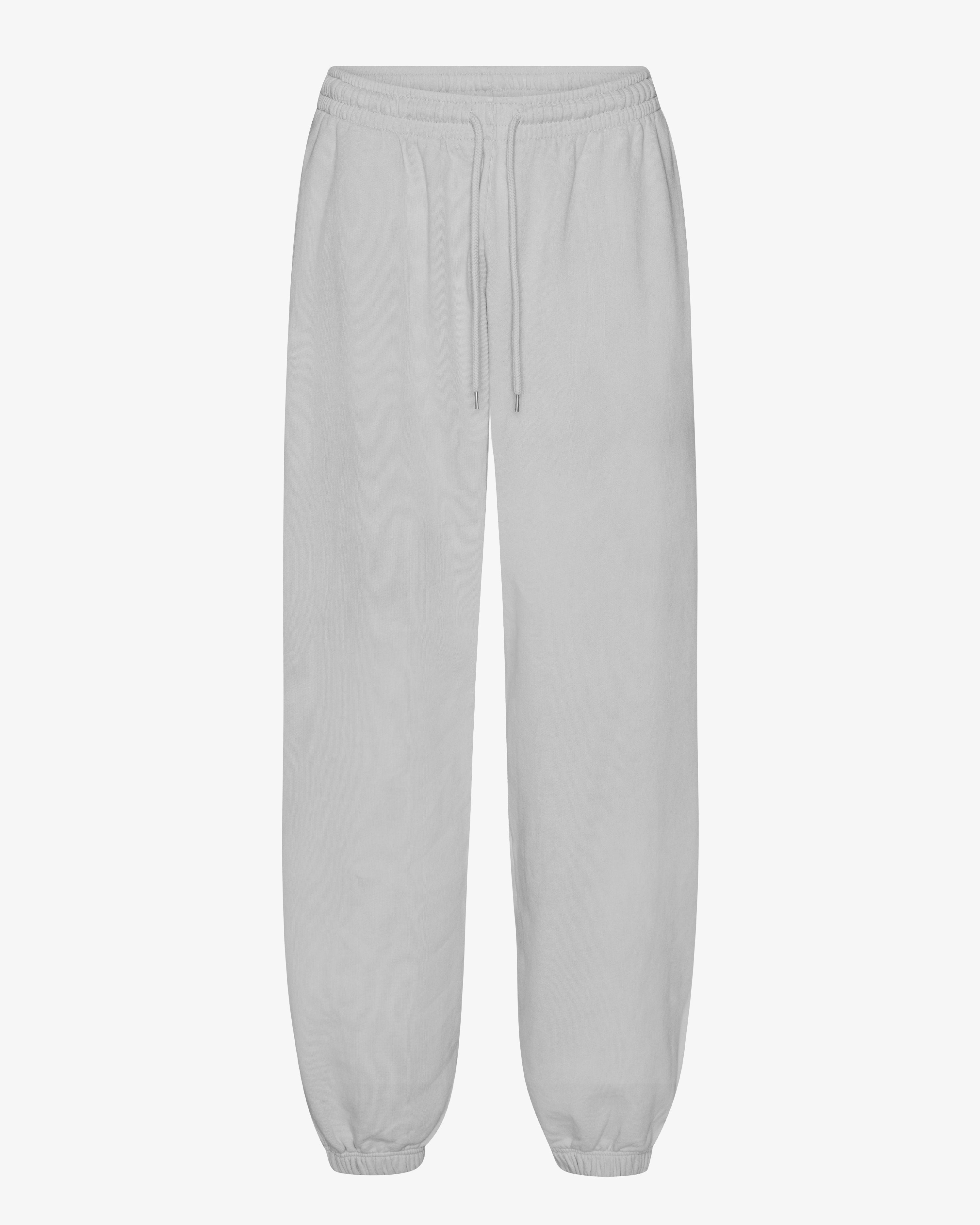 Organic Cotton Relaxed Fit Sweatpants for Men & Women - Faded Grey | Comfortable Lounge Pants for Yoga, Running & Home Wear