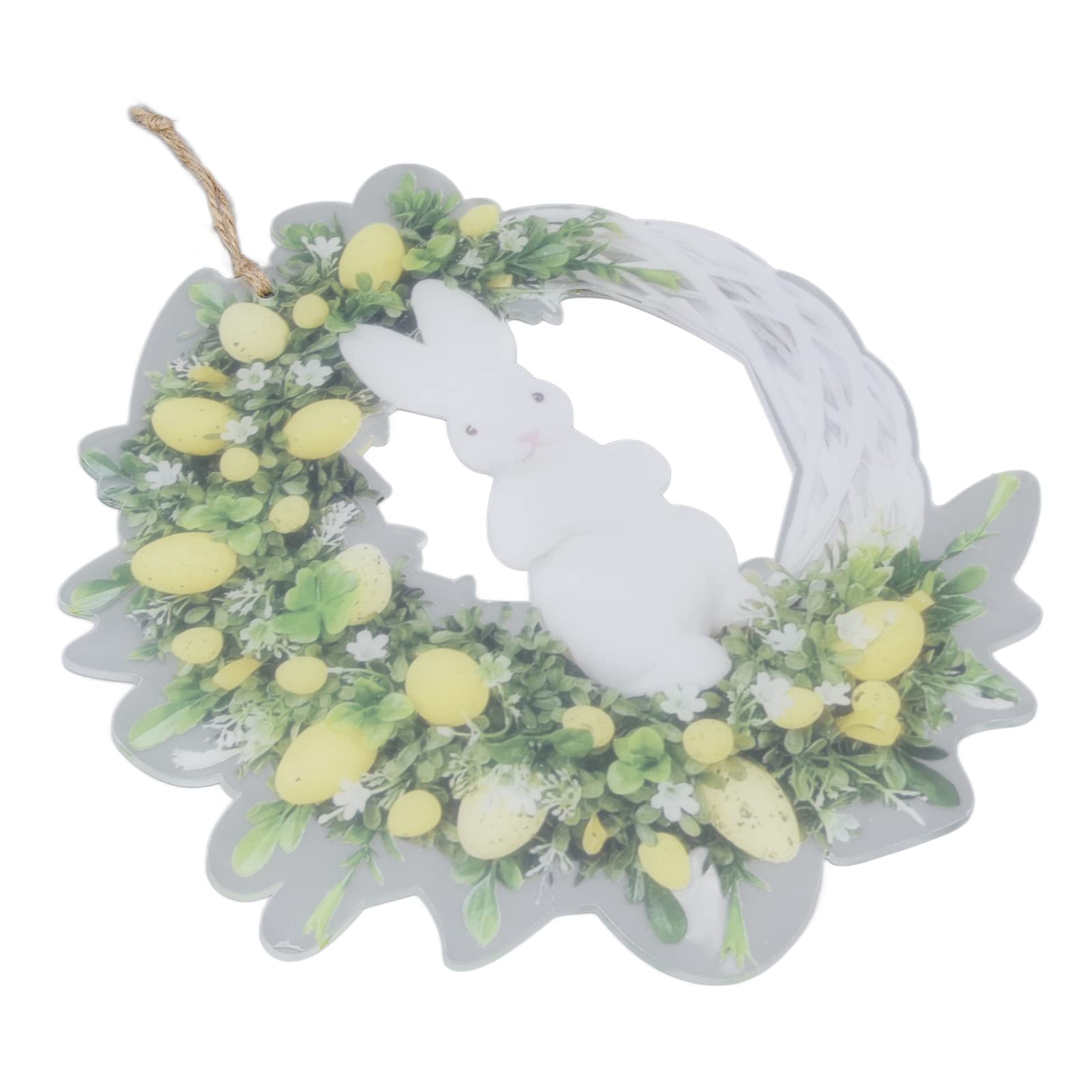 AMONIDA Easter Wall Decor - Elegant Lifelike Pattern Easter Sign for Bedroom, Garden, Living Room | Perfect for Spring Home Decor & Easter Party Decoration