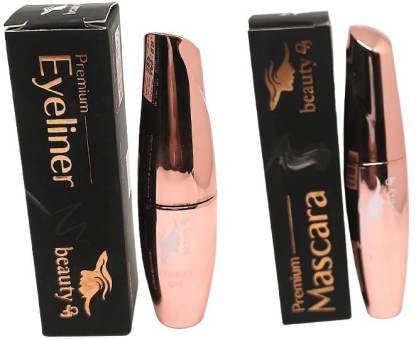 Silvi Women's Premium Waterproof Eyeliner & Volumizing Mascara Set - 2 Piece Long Lasting Makeup Kit for Dramatic Eye Looks | Perfect for Daily Wear, Parties & Special Occasions