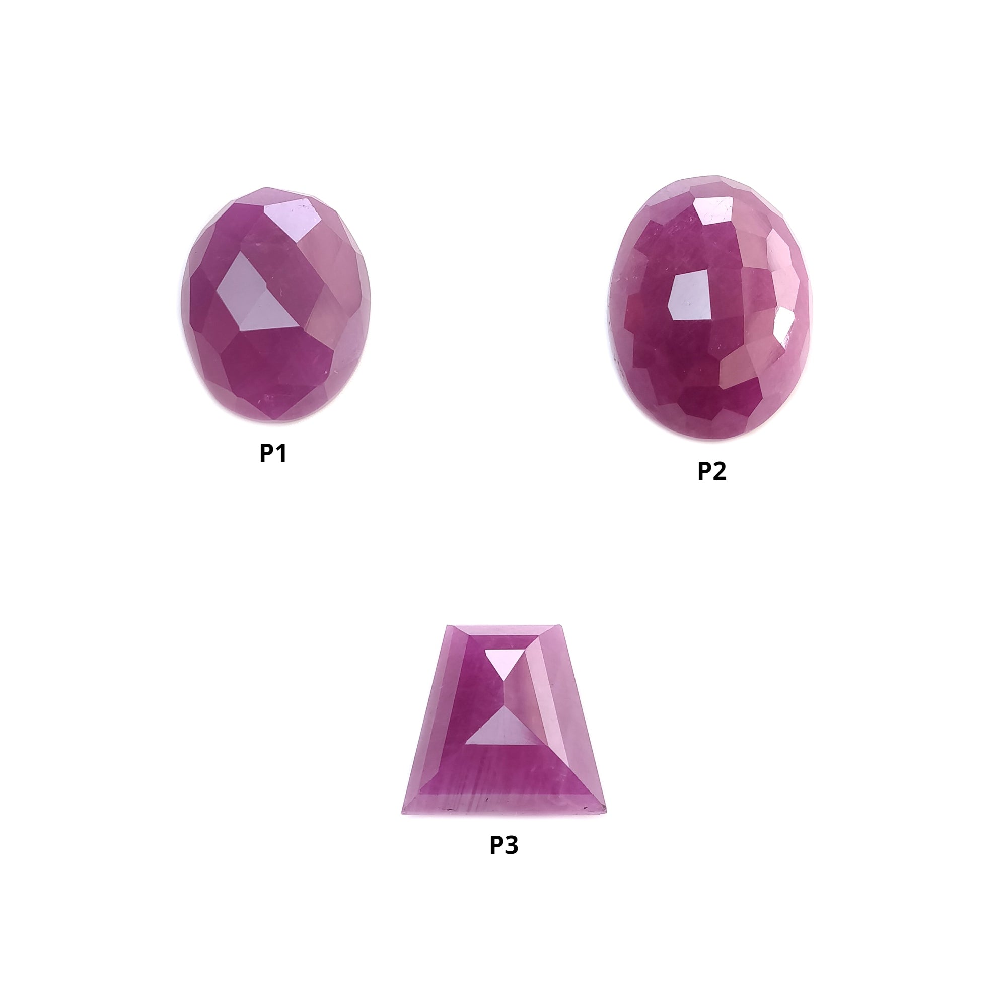 Natural Untreated Purple Pink Sapphire Gemstone - Oval Uneven Shape with Checker & Hammer Cut | Ideal for Jewelry Making, Engagement Rings & Unique Gifts