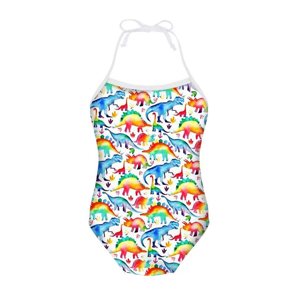 Allcute Quick Dry One Piece Swimsuits for Girls 3-8 Years | Beach & Pool Bathing Suit for Toddler & Kids | Perfect for Summer Swimming, Water Play & Vacation Outfits