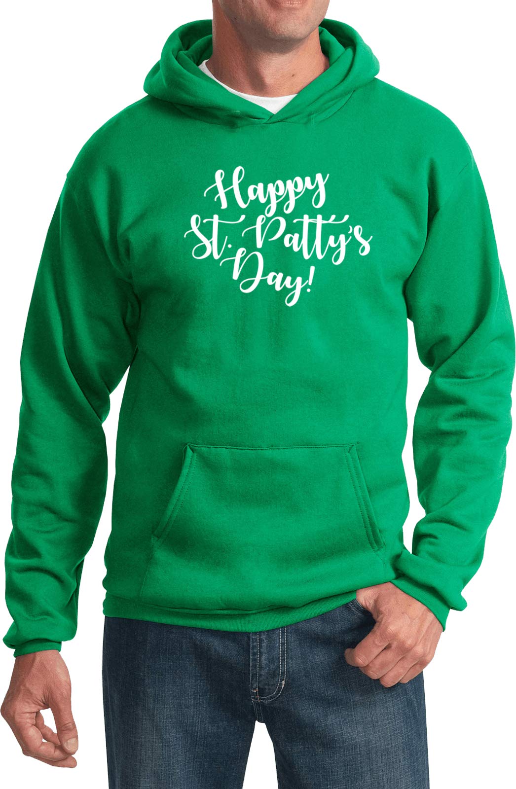 St. Patrick's Day Hoodie - Happy St. Patty's Day Green Pullover Sweatshirt for Men & Women | Perfect for Irish Festivals, Parades & Holiday Parties