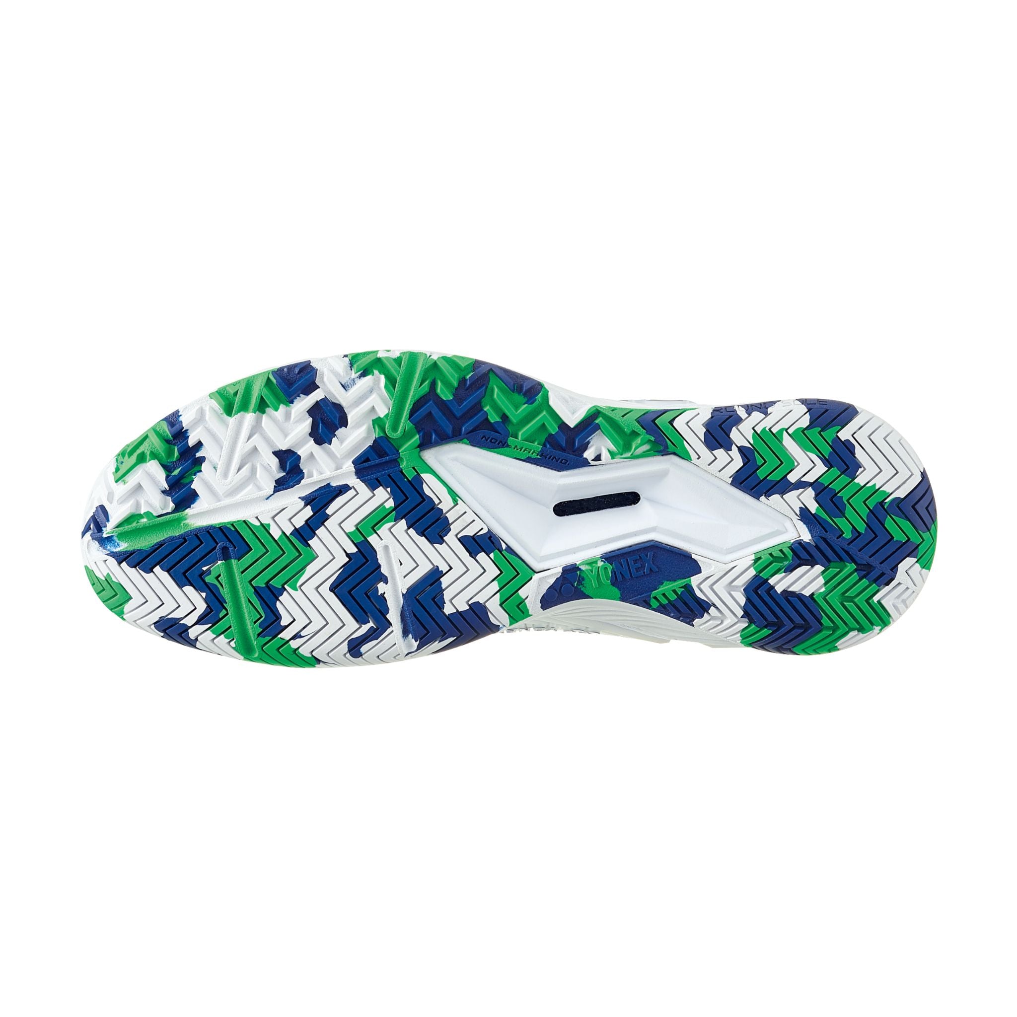 Yonex Power Cushion Eclipsion 4 Men's Tennis Shoes - White/Aloe - All Court Performance for Indoor & Outdoor Play