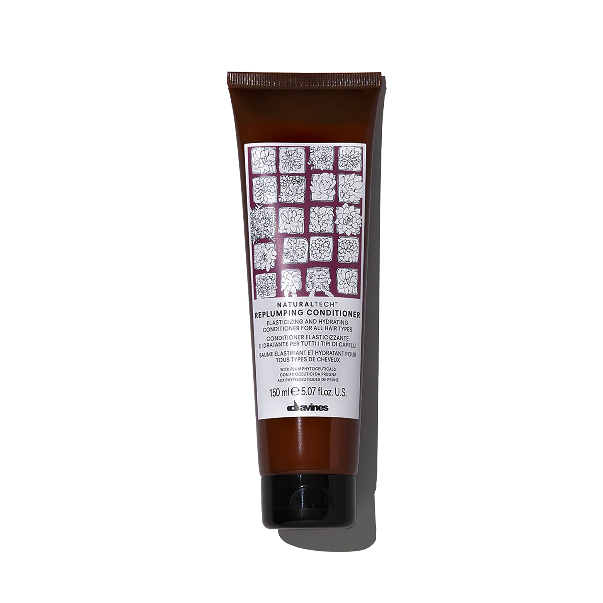 Davines Replumping Conditioner for Fine Hair - Volumizing & Hydrating Hair Treatment | Salon-Grade for Thicker, Fuller Hair | Perfect for Daily Use & Styling