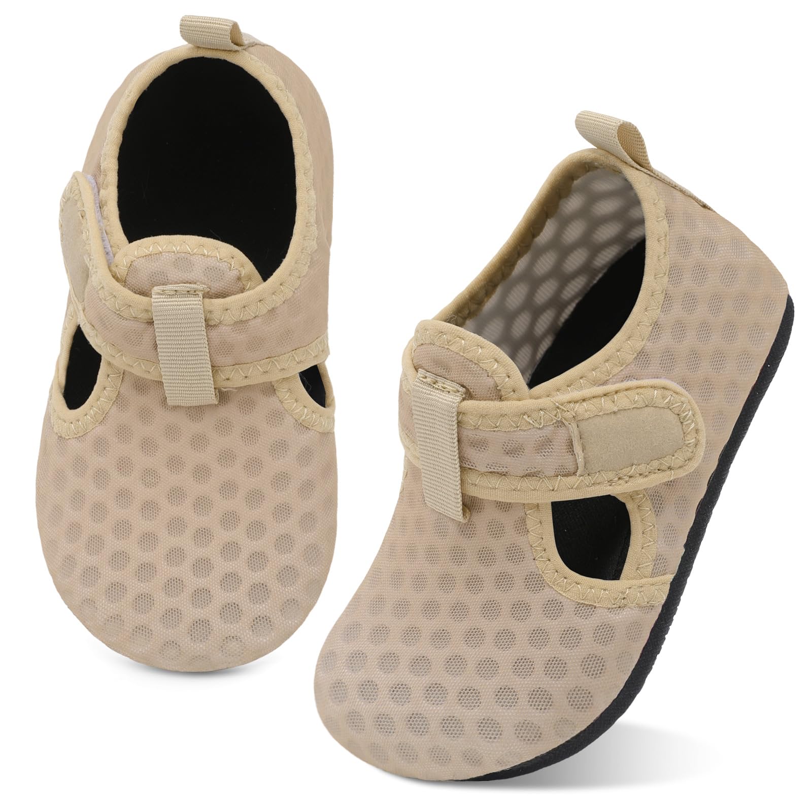 LeIsfIt Toddler Water Shoes for Girls & Boys - Non-Slip Swim Beach Shoes, Barefoot Aqua Socks for Kids - Perfect for Pool, Beach, Water Parks & Outdoor Activities