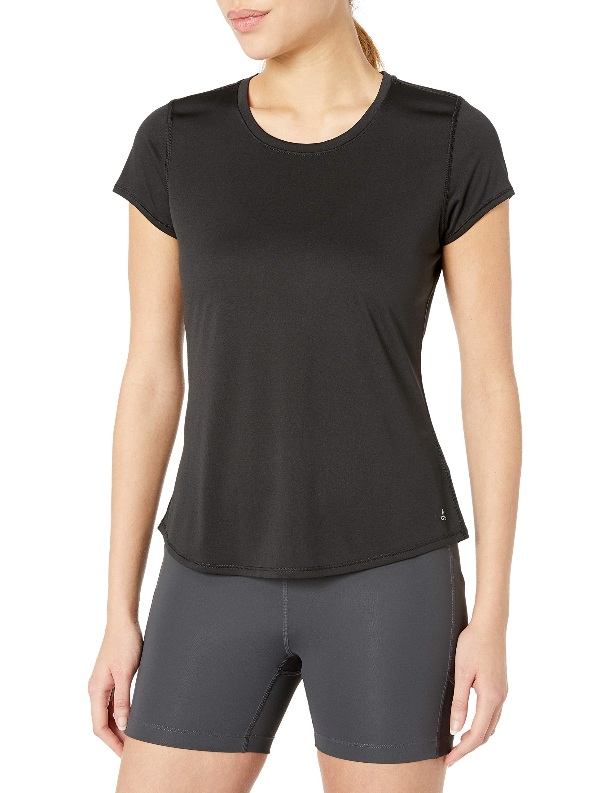 prAna Women's Revere Short Sleeve T-Shirt - Moisture Wicking & Breathable Activewear for Yoga, Hiking & Everyday Wear