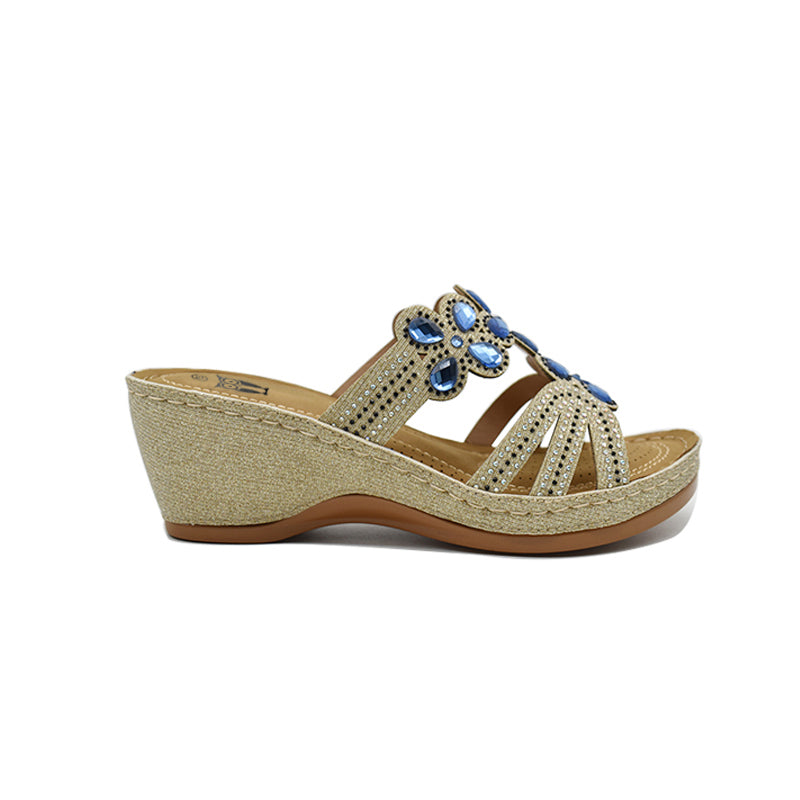 Women's Comfortable Brooklyn Wedge Sandal - Stylish Summer Casual Shoes for Walking, Travel & Beach Outfits