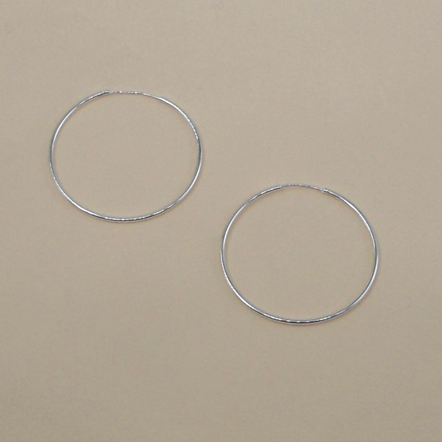 Wholesale 40mm Sterling Silver Hoop Earrings for Women - Perfect for Everyday Wear, Parties & Gifts