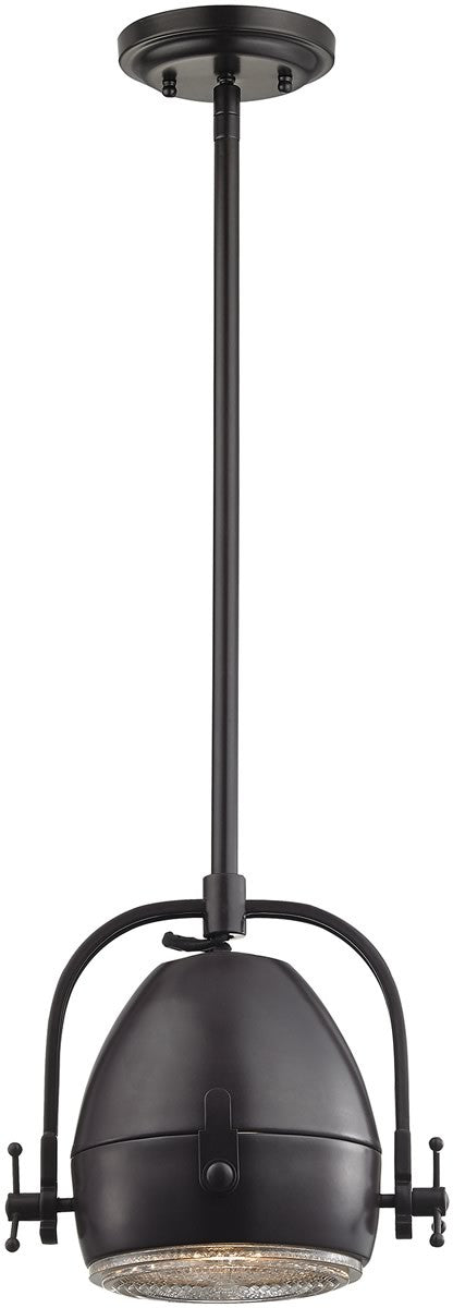 10W Mini Pendant Light Fixture in Oil Rubbed Bronze Finish - Perfect for Kitchen Island, Dining Room, or Entryway Lighting
