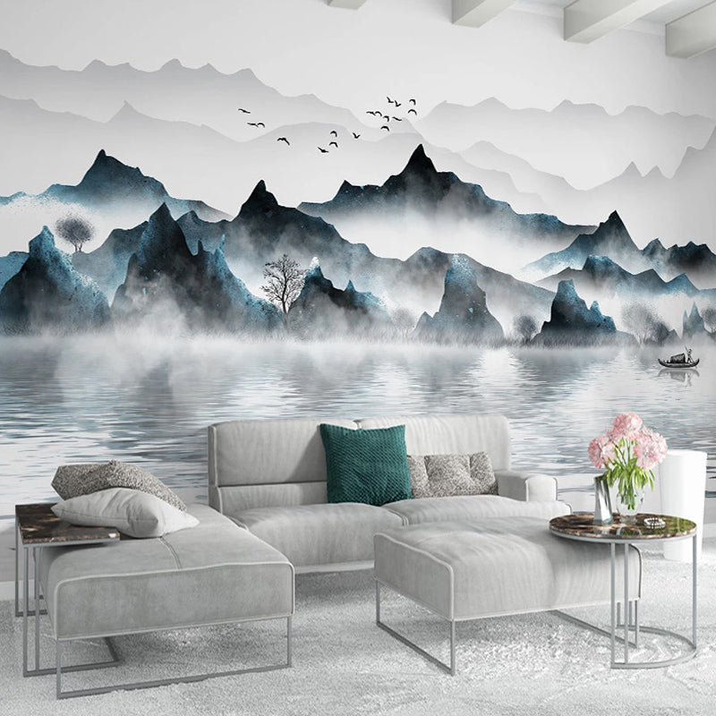 Cloudy Morning Wallpaper - Stunning Serene Landscape Designs for Desktop & Phone Backgrounds | Perfect for Relaxation & Home Office Decor