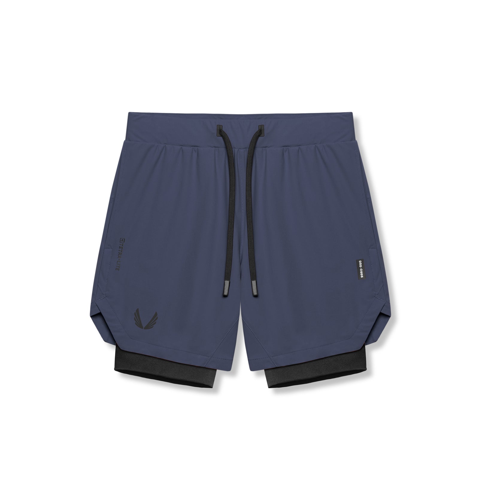 Tetra Lite® 7 Liner Short - Navy Wings/Black - Comfortable Men's Running Shorts for Gym, Workout & Casual Wear