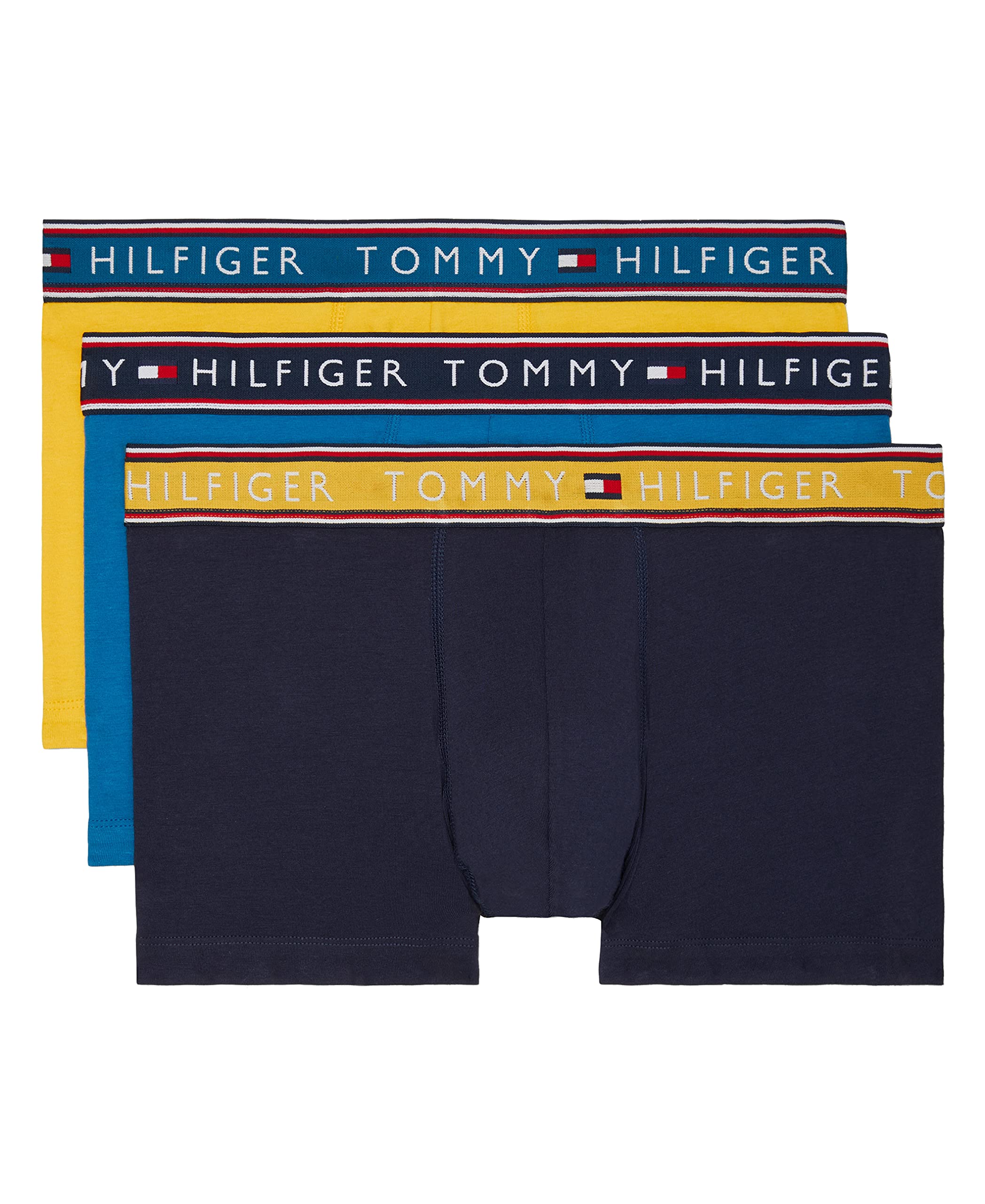 Tommy Hilfiger Men's Cotton Stretch Underwear Trunk - Soft Breathable Boxer Briefs for Comfort & Support - Perfect for Daily Wear, Workout & Lounge