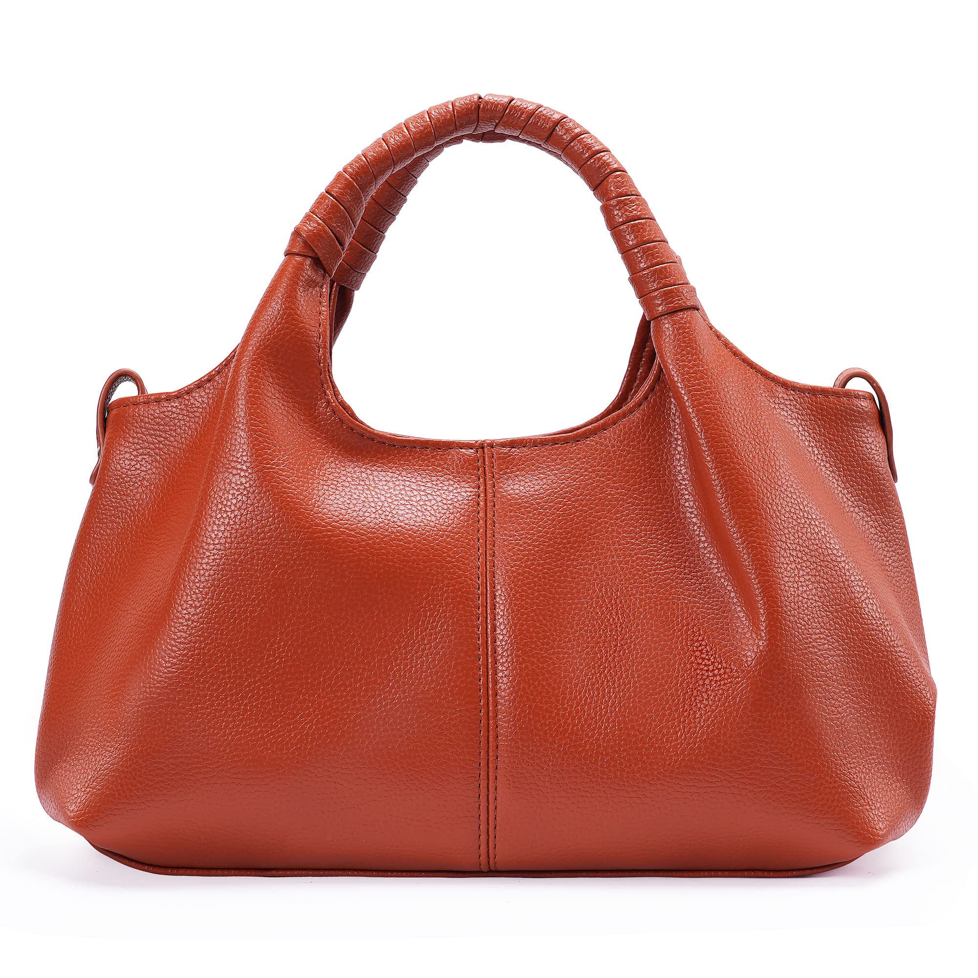 Genuine Leather Handbags for Women - Top Handle Satchel & Hobo Crossbody Purse | Durable Designer Bags for Work, Travel & Everyday Use