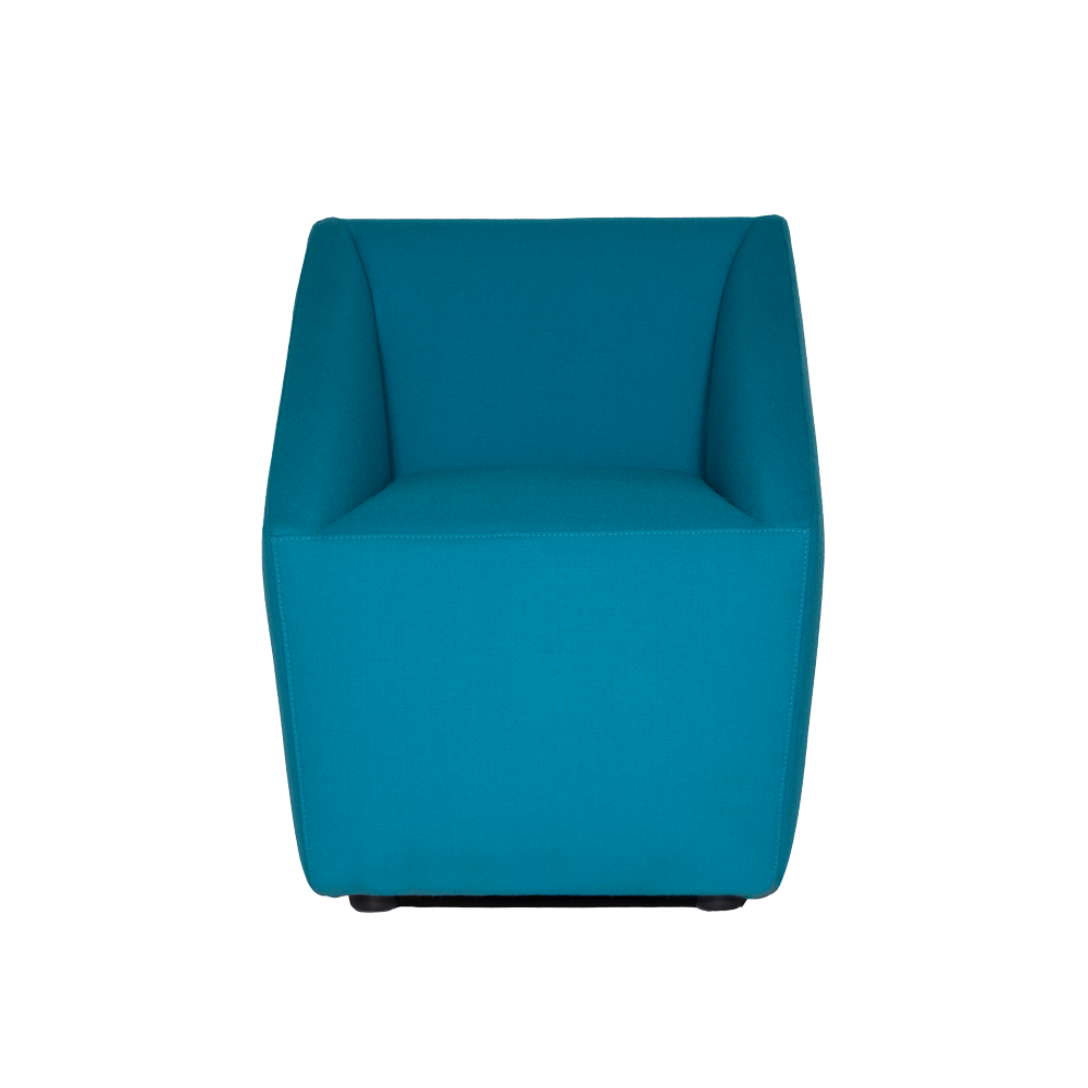 Amarcord AM10G Modern Lounge Chair - Mid Century Style Accent Chair for Living Room, Bedroom & Office - Comfortable Upholstered Armchair with Wooden Legs - Perfect for Relaxing, Reading & Decor