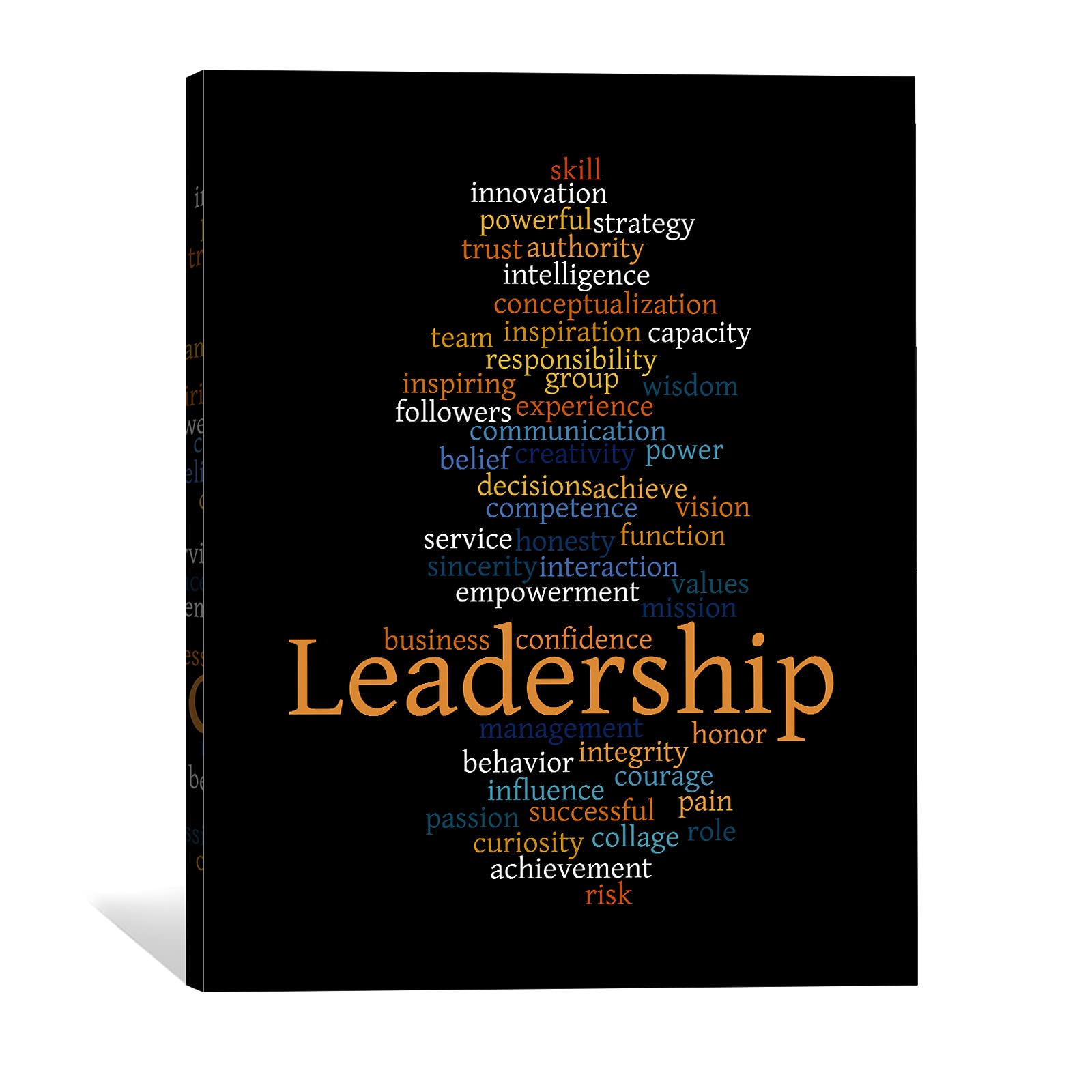 GUTTATY Motivational Canvas Wall Art with Inspirational Leadership Quotes - 28x40 Inches Framed Office Decor for Home, Gym & Workspace - Ready to Hang Canvas Prints for Productivity & Encouragement
