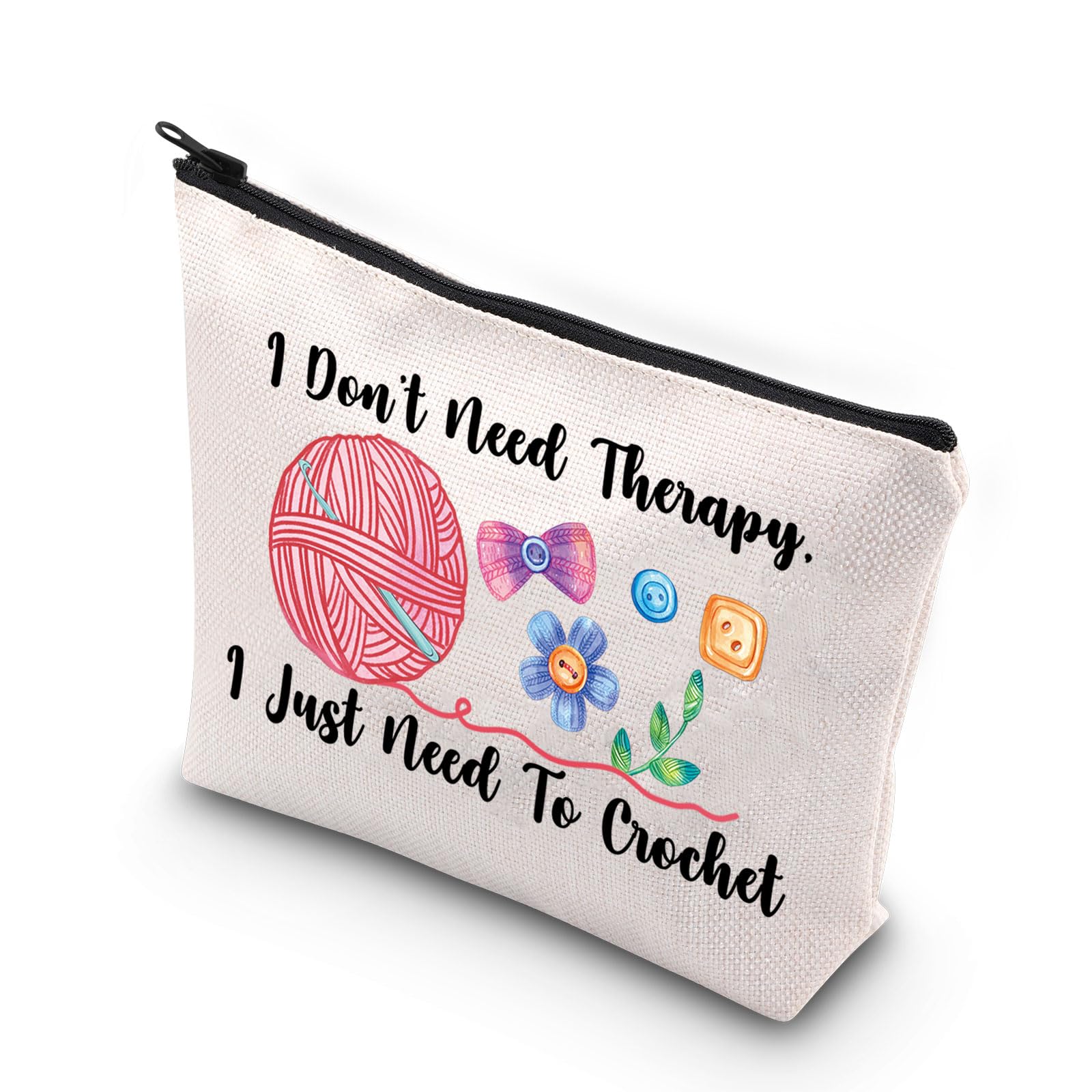 Crochet Makeup Bag - Funny Cosmetic & Tool Pouch for Gifts & Travel