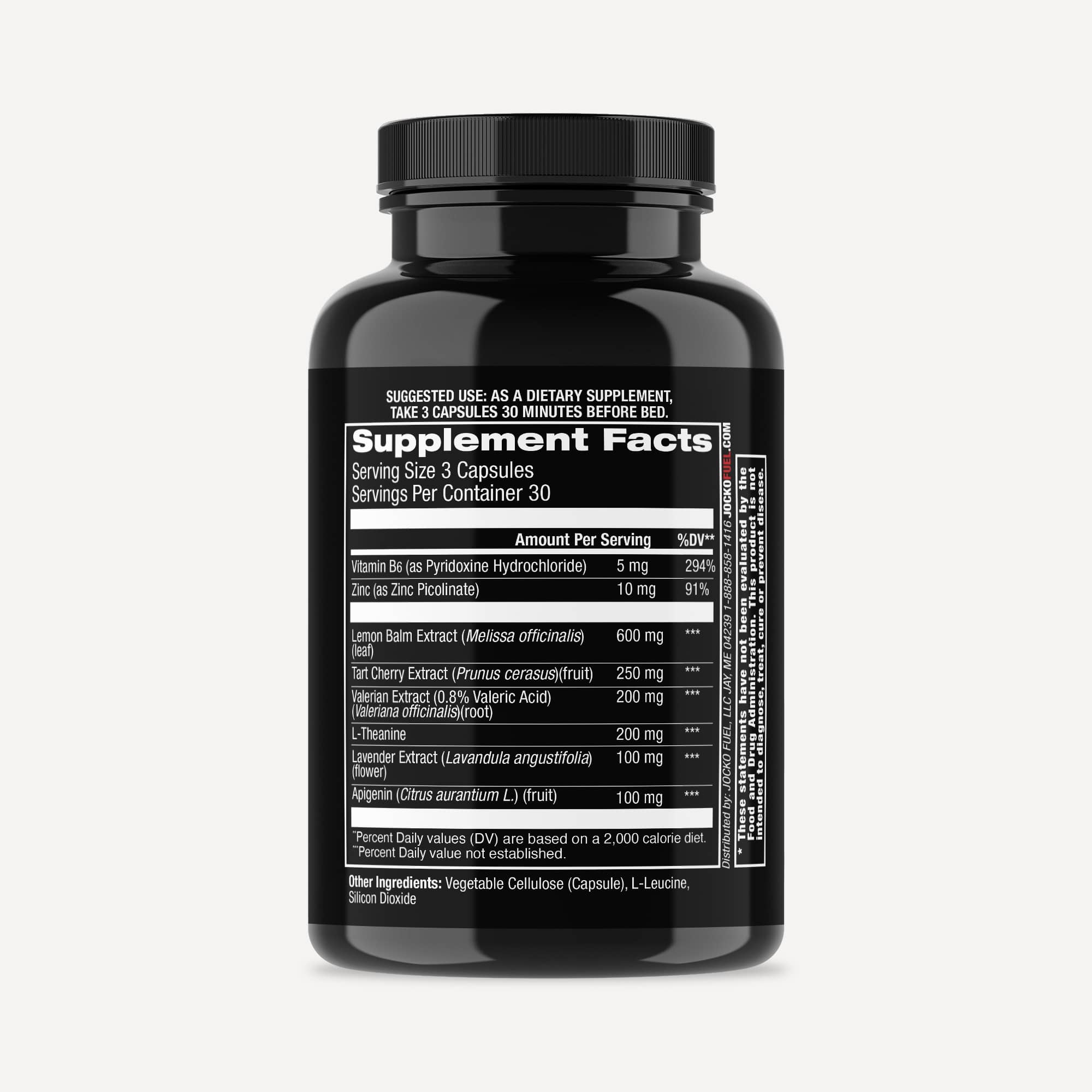 JOCKO GOOD NIGHT 2.0 Sleep Supplement - Melatonin & Natural Ingredients for Deep Sleep & Relaxation | Perfect for Night Shift Workers, Travelers & Insomnia Relief