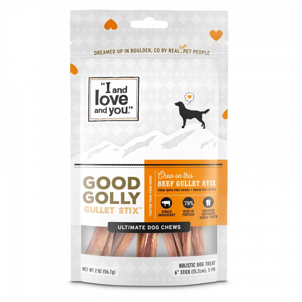 Grain-Free Good Golly Gullet Stix Dog Treats - Healthy & Natural Chews for Dogs - Perfect for Training, Rewards & Dental Health