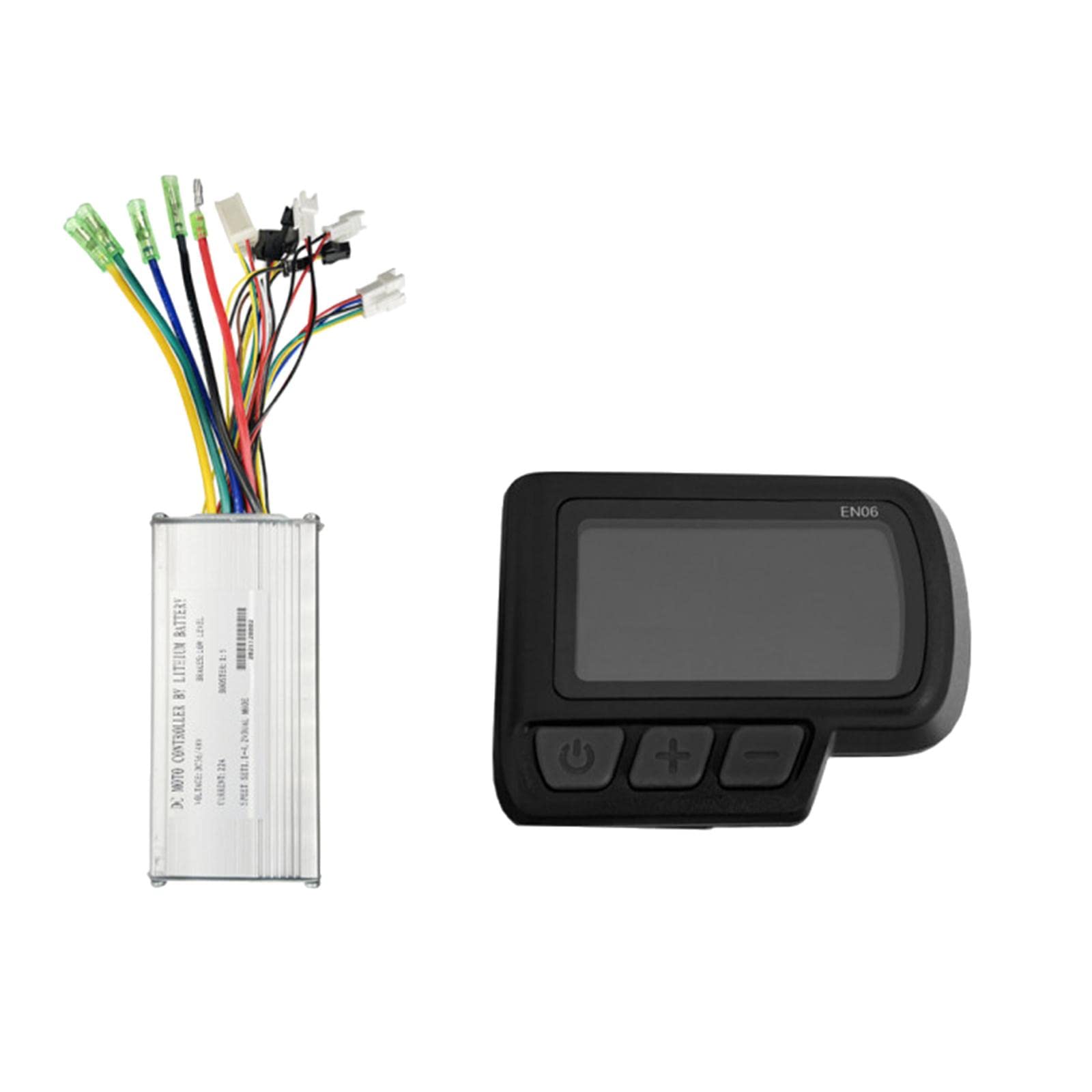 DYNWAVE 48V 500W Brushless Electric Bike Motor Controller with LCD Display Panel - Compatible with E-Bikes, Scooters & Bicycles - Perfect for Commuting, Off-Roading & Urban Riding