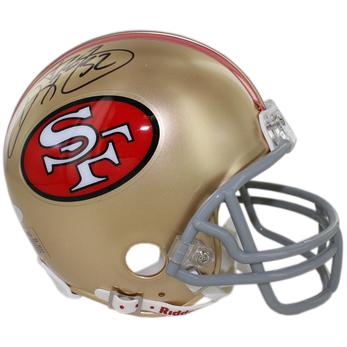 Ricky Watters Autographed San Francisco 49ers Mini Helmet - Authentic NFL Collectible for Fans, Sports Memorabilia Display, and Man Cave Decor