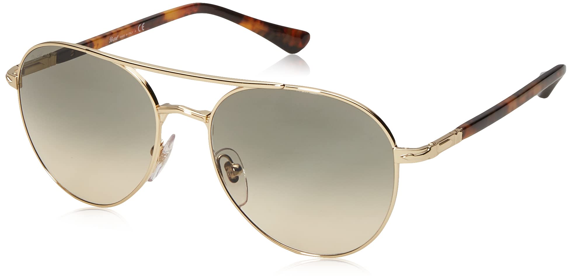 Persol PO2477S Round Sunglasses for Men & Women - Classic Retro Style UV Protection - Perfect for Driving, Travel & Outdoor Activities