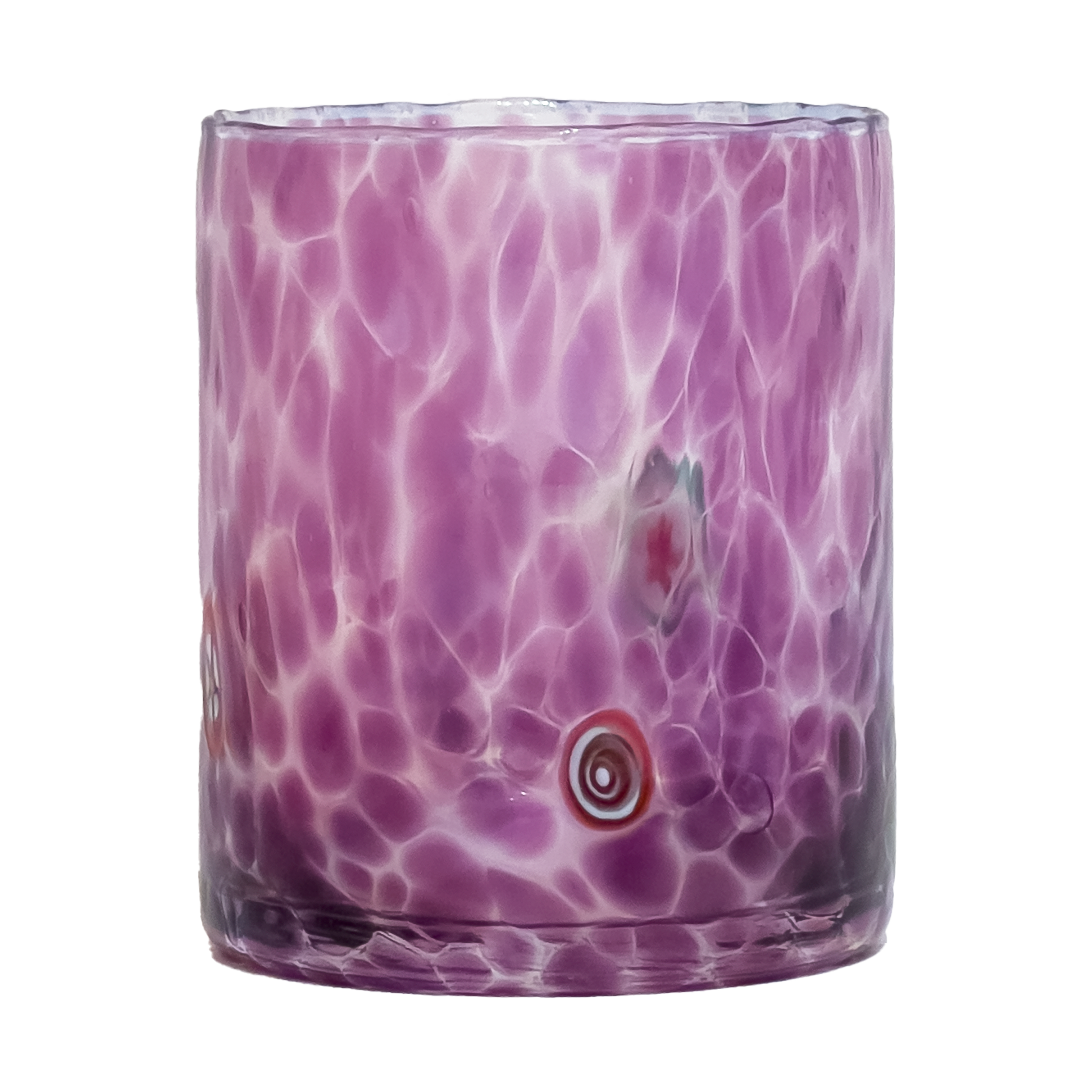 Authentic Murano Glass Purple Handmade Vase - Elegant Home Decor for Living Room, Dining Table & Gift Giving
