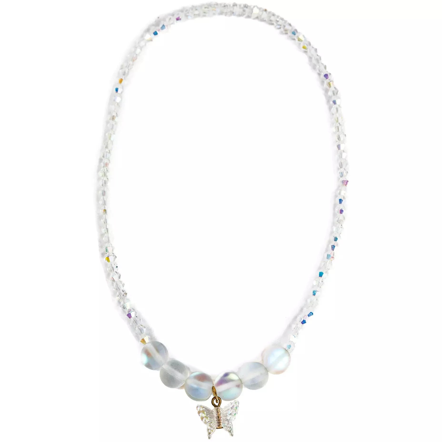 Elegant Holographic Crystal Necklace for Women - Sparkling Fashion Jewelry Gift for Parties, Weddings & Special Occasions