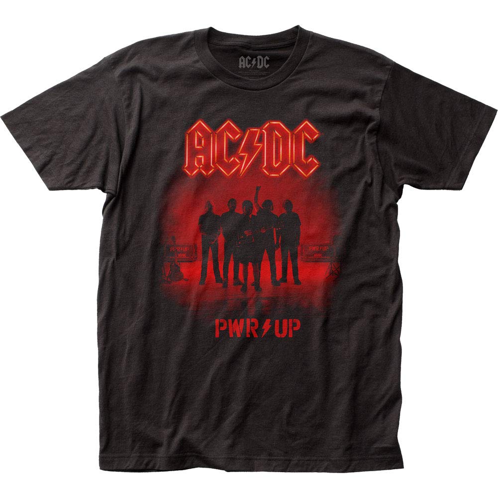 AC/DC PWR UP Fitted Jersey Tee - Official Band Merchandise for Concerts & Rock Music Fans