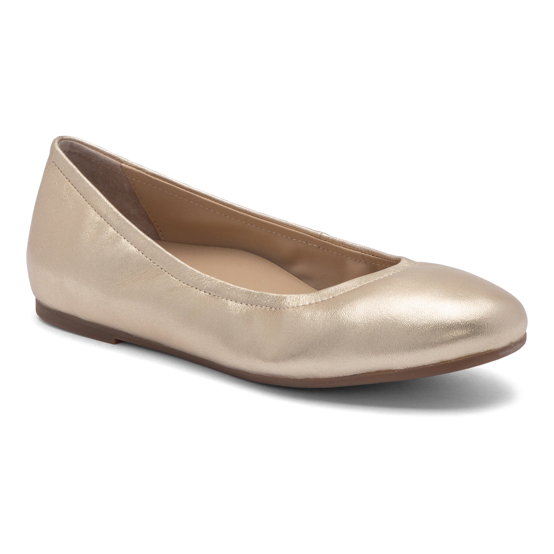 Abeo Promenade Flat Bronze - Comfortable Women's Ballet Flats for Casual Wear & Office Outfits