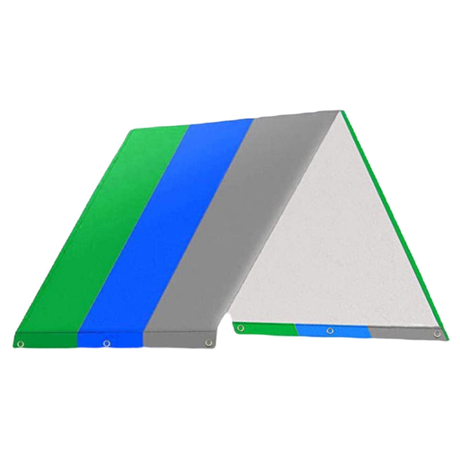 Colcolo Swing Set Replacement Tarp - Waterproof Rain Cover & UV Protection Outdoor Canopy for Playground Swingset (Green, Blue, Gray) - Perfect for Backyard, Park & School Play Areas