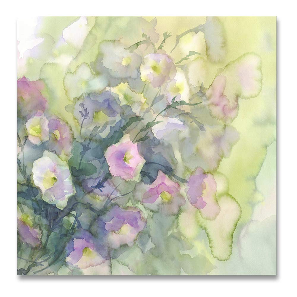 Abstract Pink White Flower Art Print Canvas Wall Decor - Modern Home Decor for Living Room, Bedroom, Office | Perfect for Housewarming Gifts & Interior Design