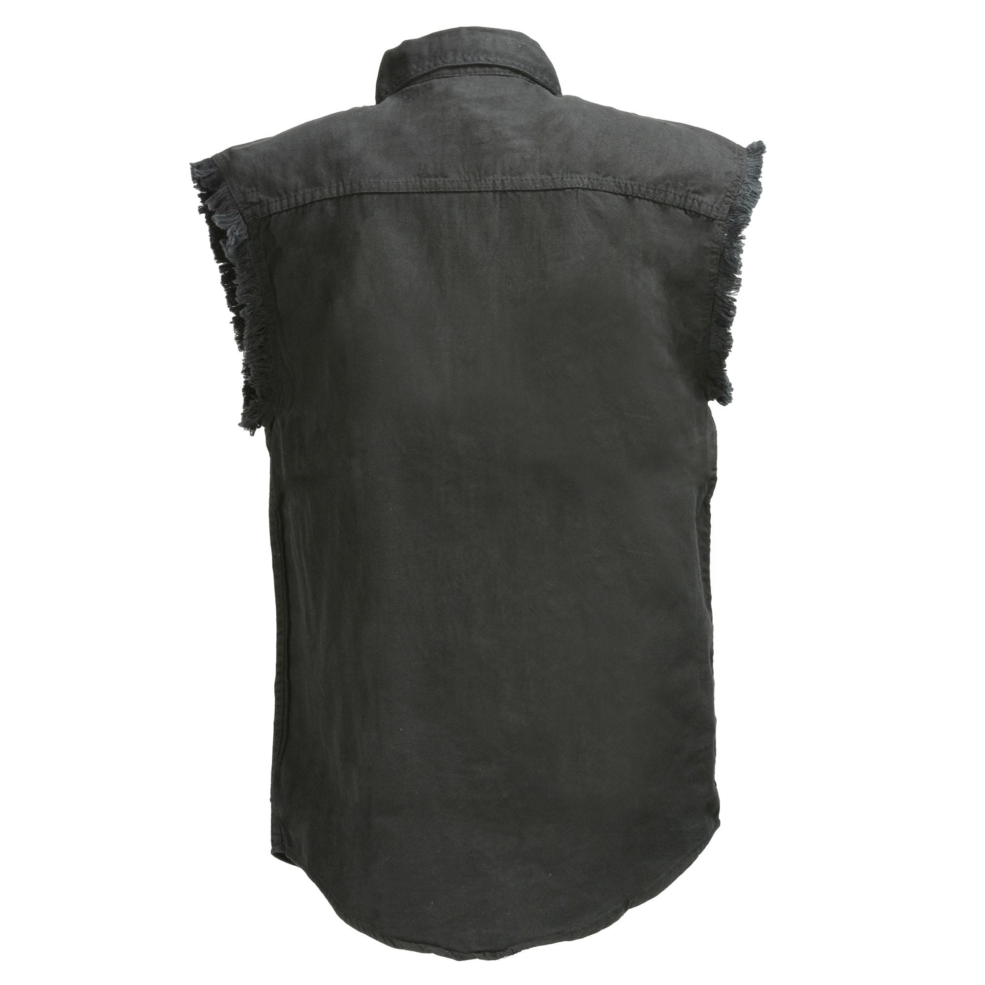 Men's Denim Sleeveless Shirt - Lightweight Summer Vest for Casual Outfits | Perfect for Beach, BBQ & Outdoor Activities