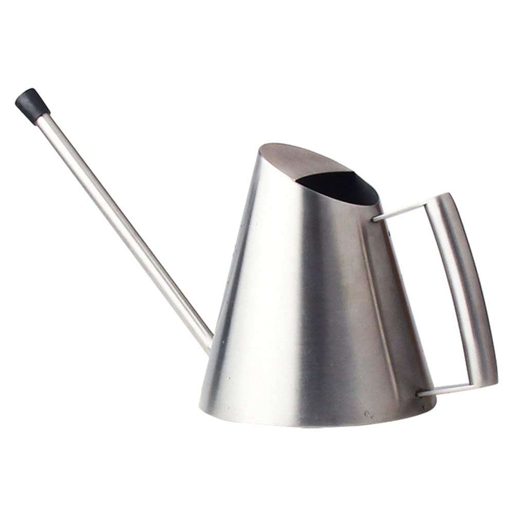 YARNOW 400ML Stainless Steel Watering Can with Long Spout - Durable Iron Flower Pot for Plants, Seedlings & Garden - Perfect Indoor/Outdoor Plant Mister & Watering Tool