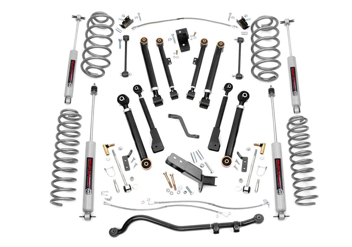 6 Inch Lift Kit for Jeep Wrangler TJ (1997-2006) & Wrangler Unlimited (2004-2006) - Heavy Duty Suspension System - X Series 66220 - Off-Road Adventure & Trail Riding Upgrade