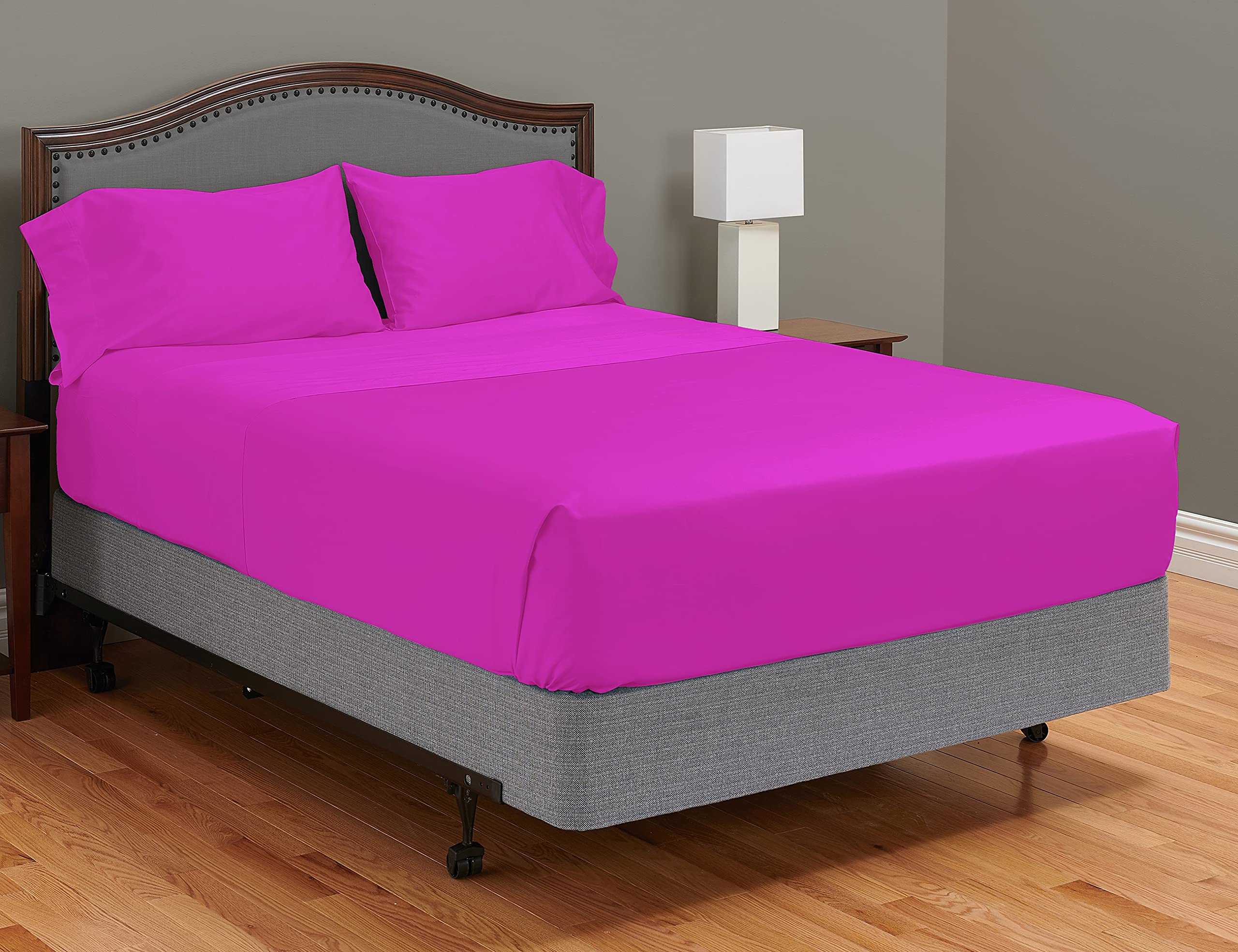 Premium 100% Certified Giza Cotton Sheets Set - 4-Piece Twin XL Size, Fits 15