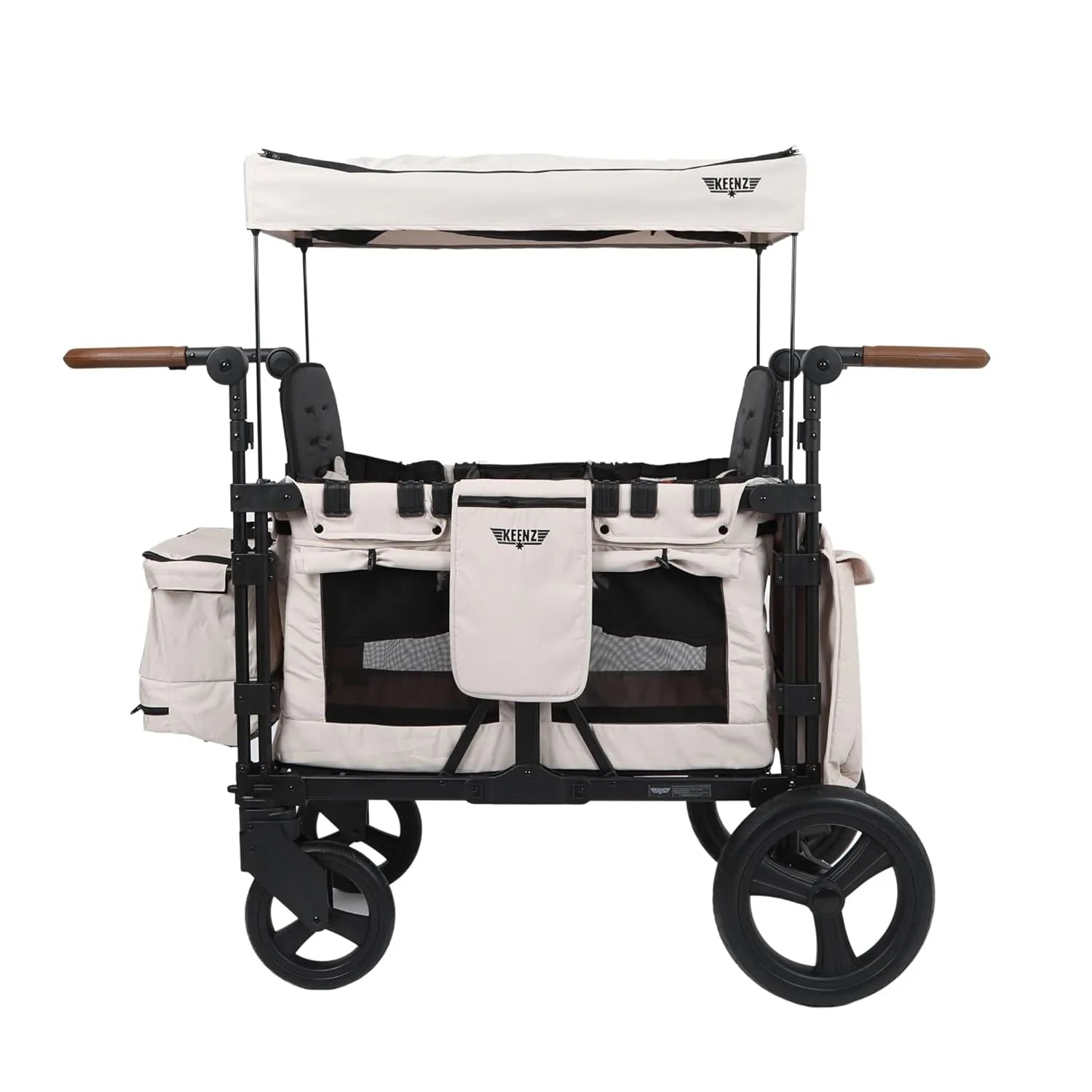 XC 2.0 Luxury 2 Passenger Stroller Wagon - Premium Cream Color for Kids | Perfect for Park Outings, Beach Trips & Family Walks