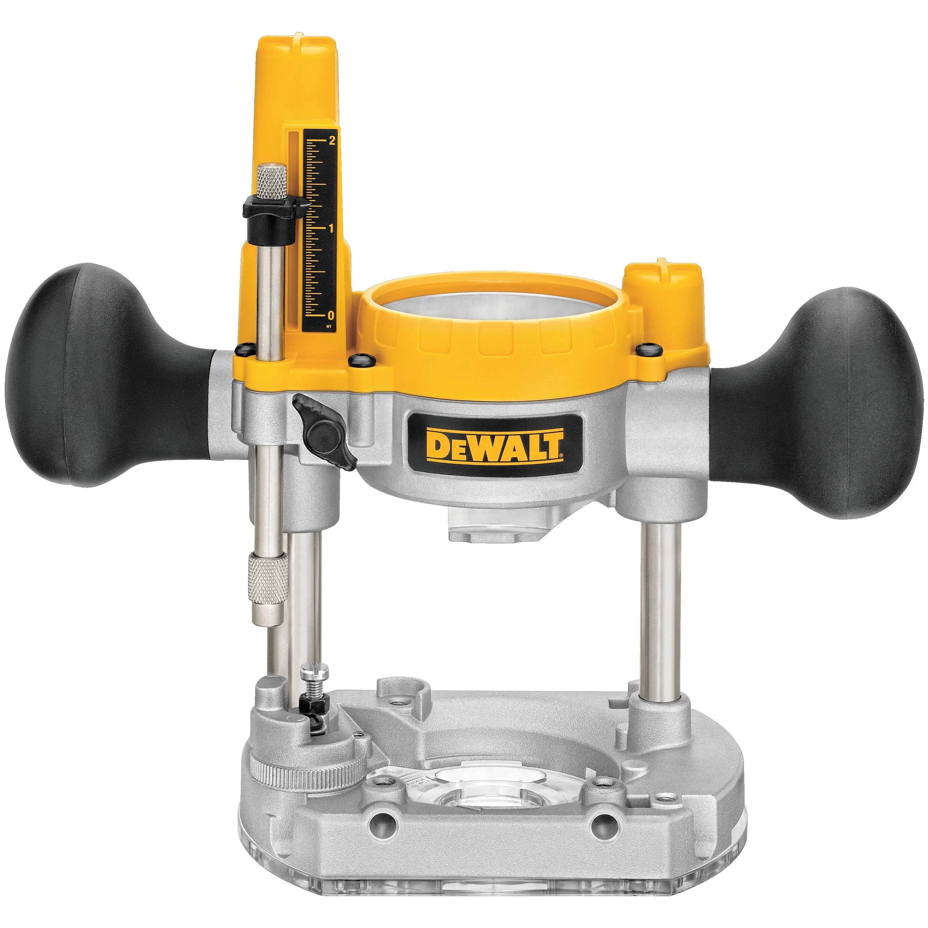 DEWALT DNP612 Plunge Base for Compact Router | Precision Woodworking Tool for DIY & Professional Projects | Perfect for Edging, Trimming & Grooving