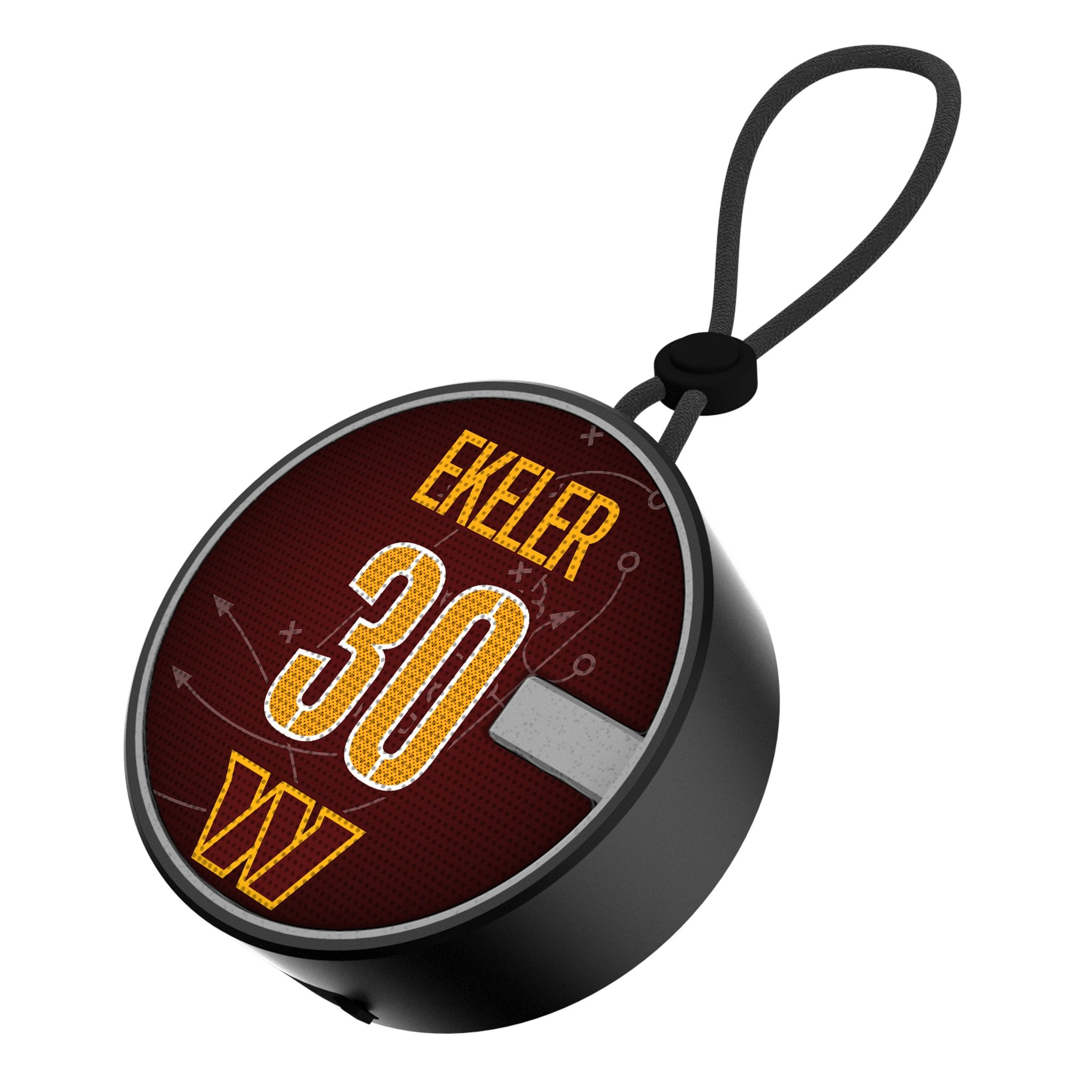 Austin Ekeler Washington Commanders 30 Ready Waterproof Bluetooth Speaker - Perfect for Pool Parties, Beach Outings & Outdoor Adventures