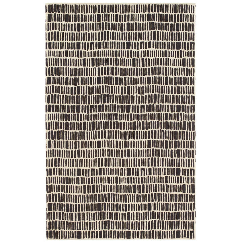 Premium Dash & Albert Roark Charcoal Tufted Wool Rug - Soft & Durable Handmade Area Rug for Living Room, Bedroom, Dining Room - Perfect for Home Decor & Cozy Spaces