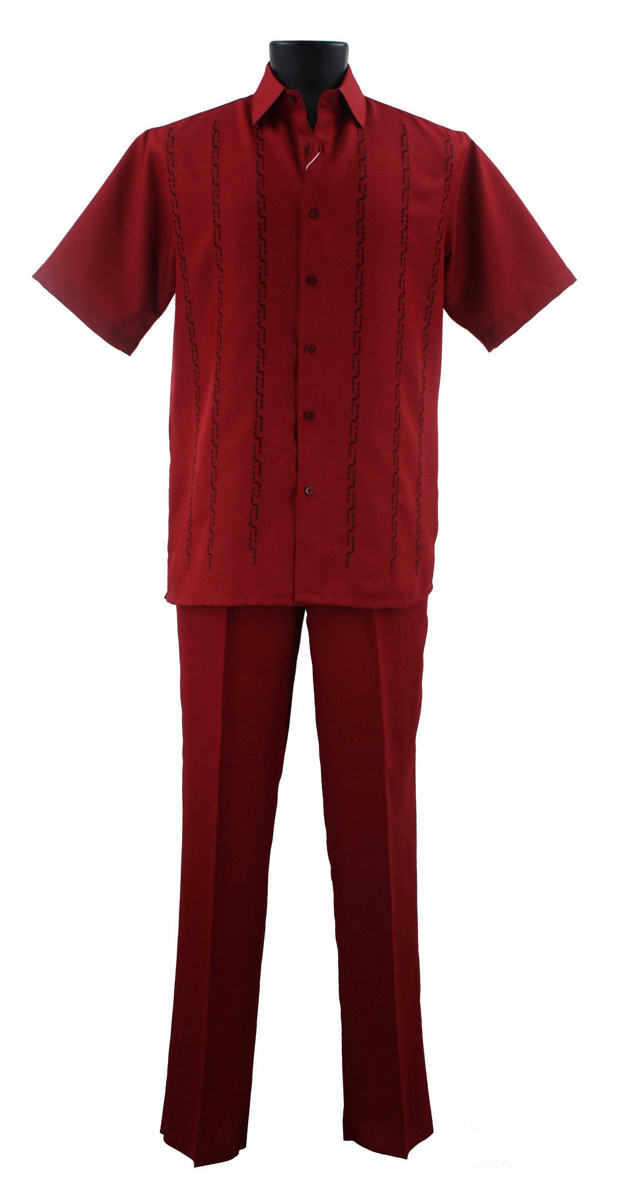 Bassiri Red 2-Piece Set A139 - Stylish Matching Outfit for Women | Perfect for Date Night, Parties & Special Occasions