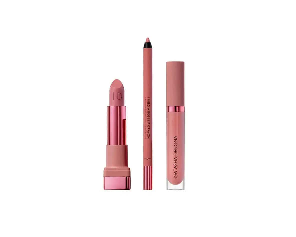 Rose Lip Set - Hydrating Lip Balm & Lip Scrub Kit for Soft, Smooth Lips - Perfect for Daily Care, Gifts & Travel