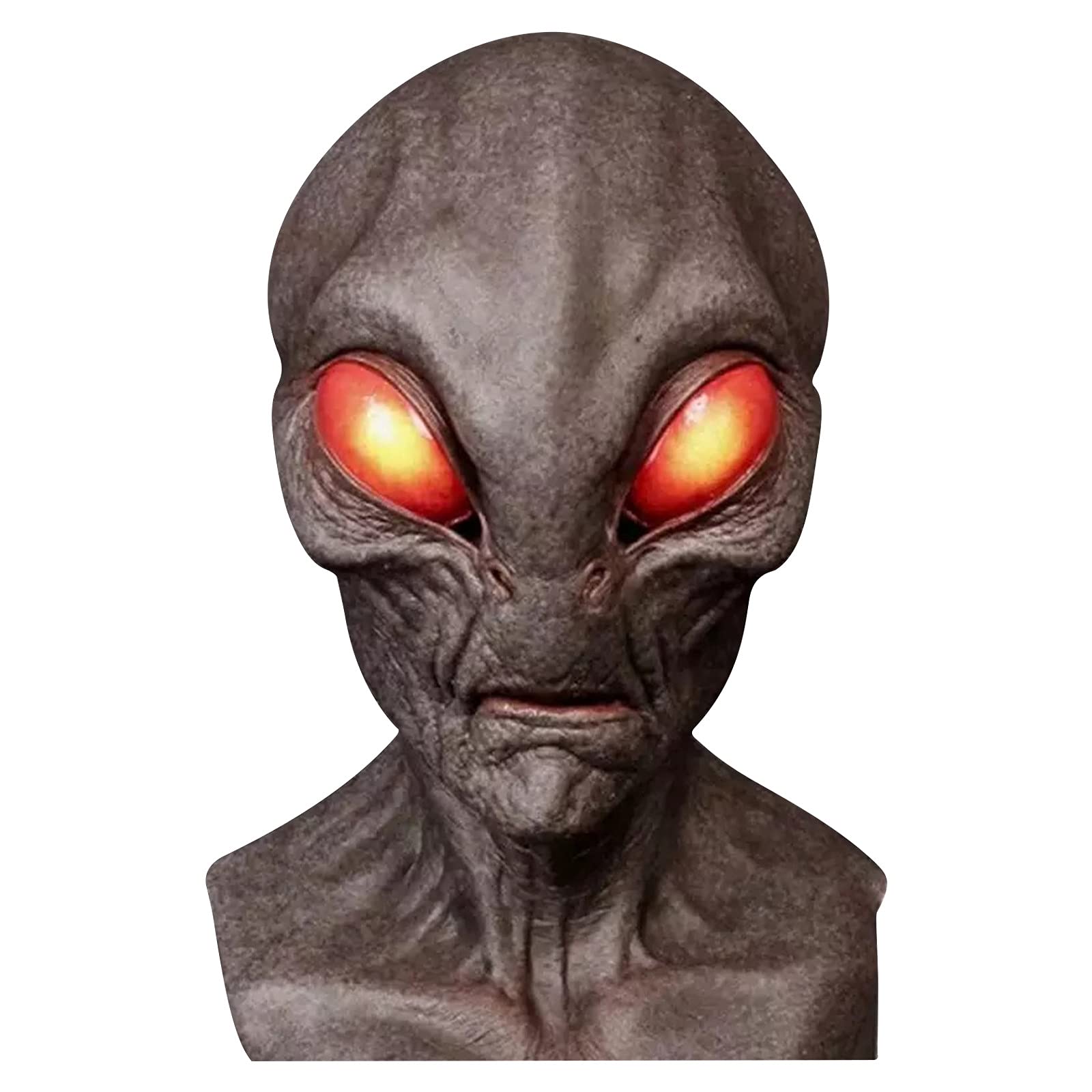 Alien Latex Mask for Halloween - Realistic Horror Costume Accessory for Adults & Parties
