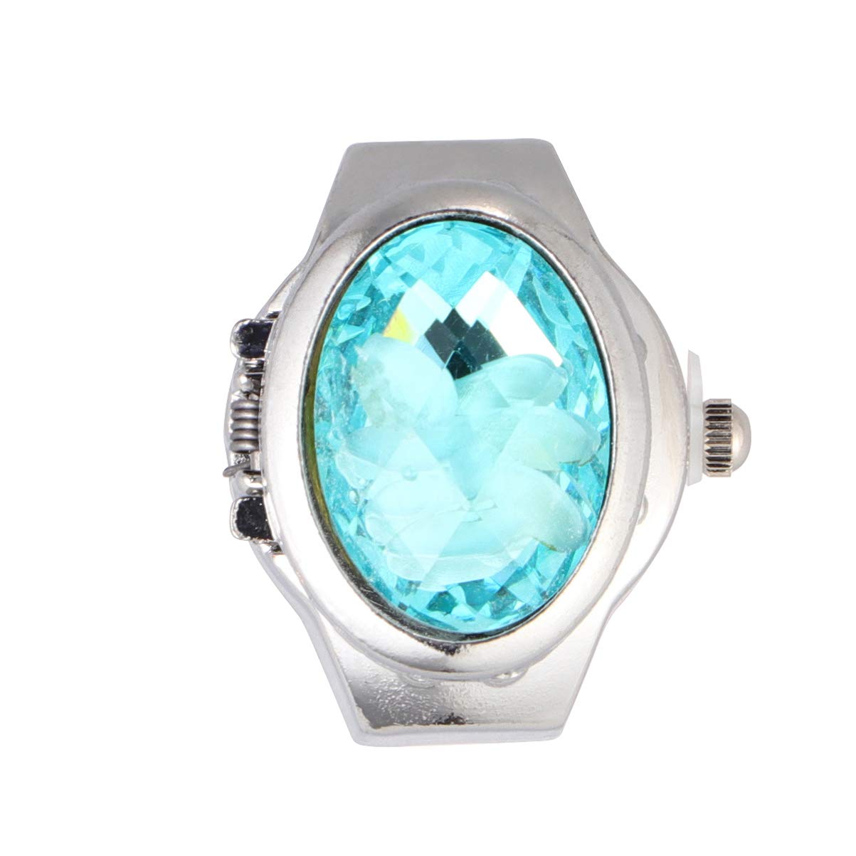 Stylish ibasenice Women's Ring Watch - Elegant Quartz Finger Watch for Ladies & Girls | Perfect for Parties, Weddings & Daily Fashion Accessories